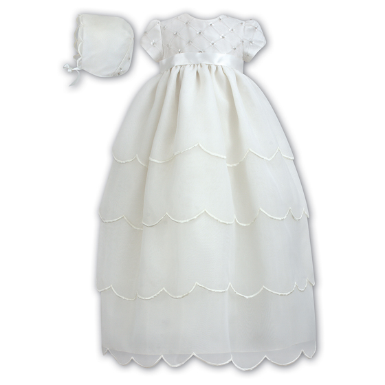 Sarah Louise Christening Robe & Bonnet - 186